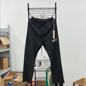 Essentials Black Men's Pants